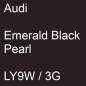 Preview: Audi, Emerald Black Pearl, LY9W / 3G.